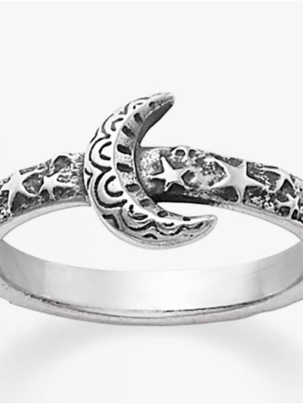 James Avery Starry Night Ring Size 7 Silver